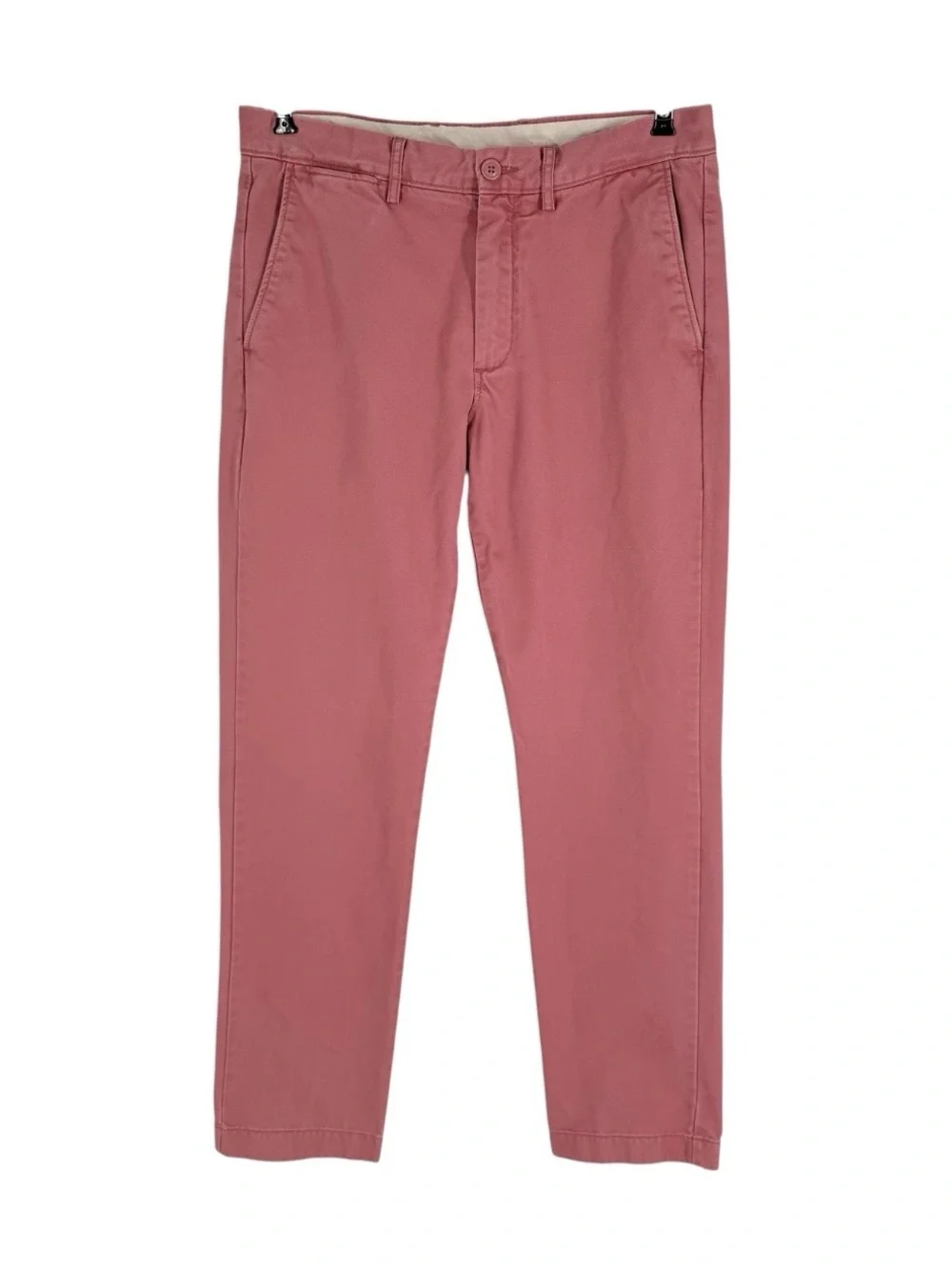 J Crew Broken-In Chino Pants Mens Size 31x32 Pink Cotton Urban Slim Fit